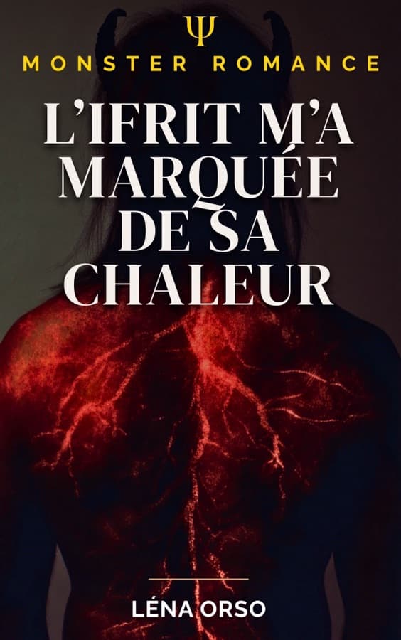 Couverture de L'Ifrit m'a marquée de sa chaleur