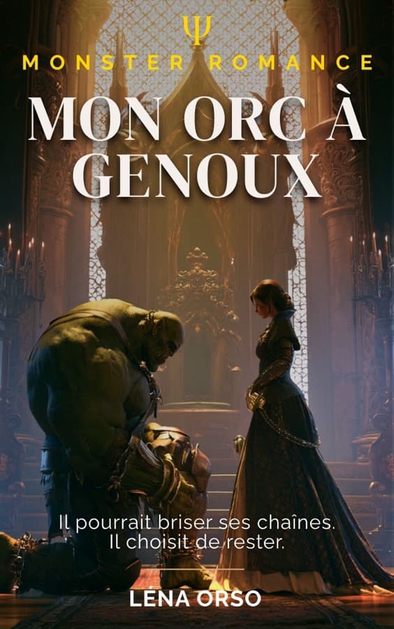 Couverture de Mon orc à genoux