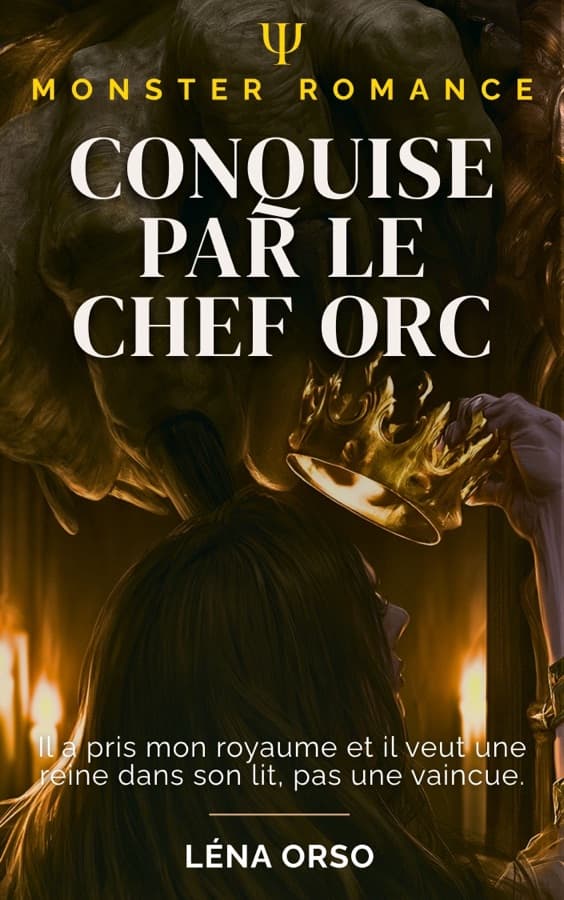 Couverture de Conquise par le chef orc